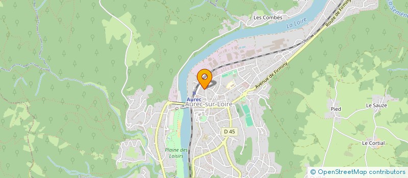 localisation de l'entreprise MECANIQUE GENERALE DE PRECISION AURECOISE à AUREC-SUR-LOIRE