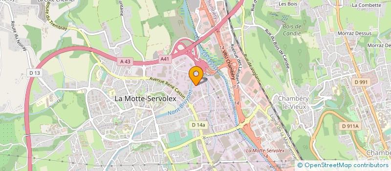 localisation de l'entreprise MECANIQUE GENERALE DE SONNAZ à LA MOTTE-SERVOLEX