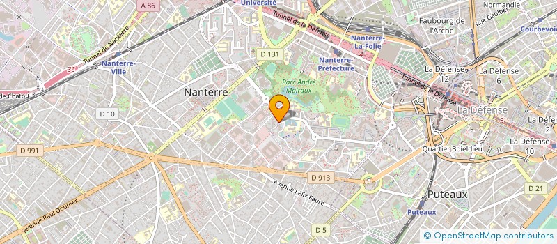 localisation de l'entreprise MECANIQUE GENERALE DESAGE à NANTERRE