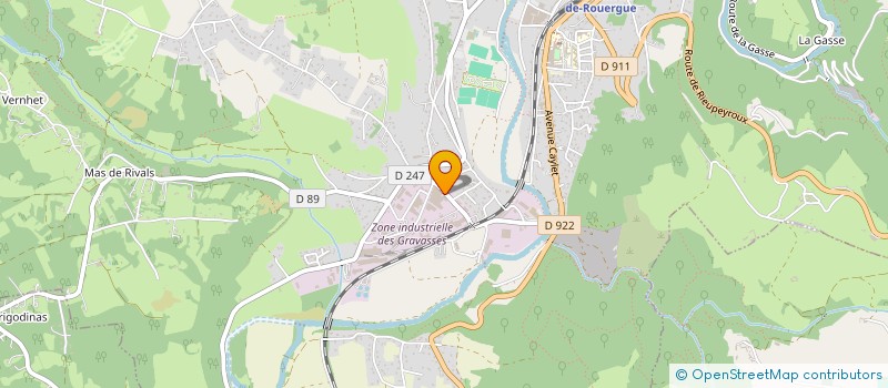 localisation de l'entreprise MECANIQUE GENERALE ET DE PRECISION JEGOUT à VILLEFRANCHE-DE-ROUERGUE