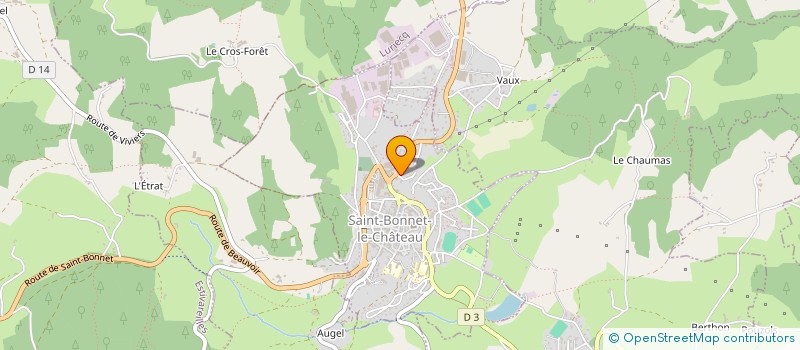 localisation de l'entreprise MECANIQUE GENERALE ET OUTILLAGE à LA TOURETTE