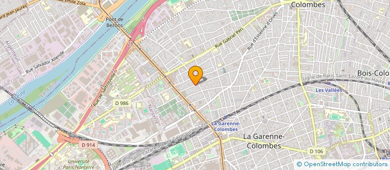 localisation de l'entreprise MECANIQUE GENERALE GARENNOISE PRECISION  COLOMBES