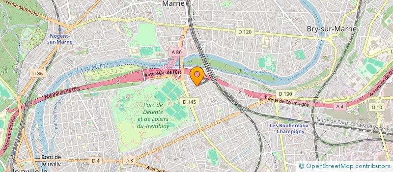 localisation de l'entreprise MECANIQUE GENERALE GEISLER à CHAMPIGNY-SUR-MARNE