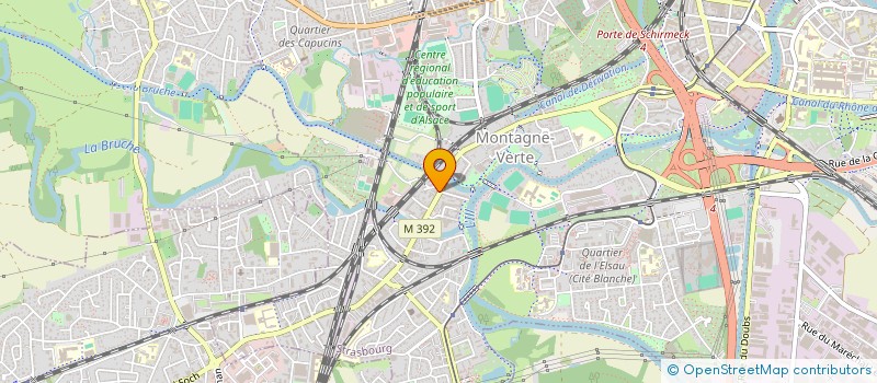localisation de l'entreprise MECANIQUE GENERALE GUT à STRASBOURG