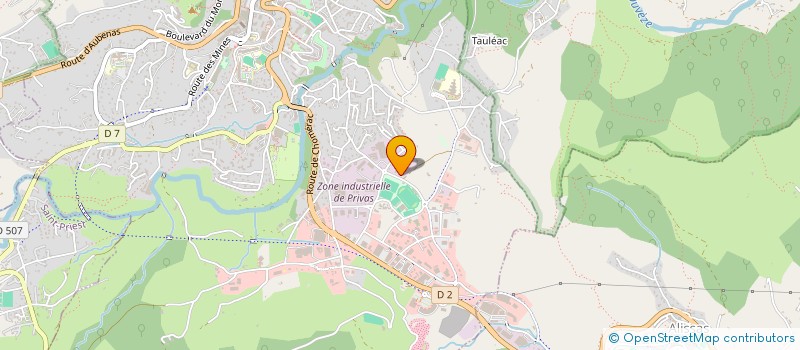 localisation de l'entreprise MECANIQUE GENERALE INVEST  PRIVAS