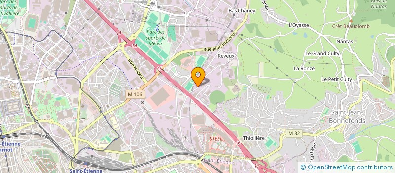 localisation de l'entreprise MECANIQUE GENERALE MODERNE MECAGEMO à SAINT-ETIENNE