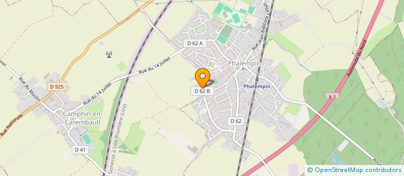 localisation de l'entreprise MECANIQUE GENERALE PHALEMPINOISE  CAMPHIN-EN-CAREMBAULT