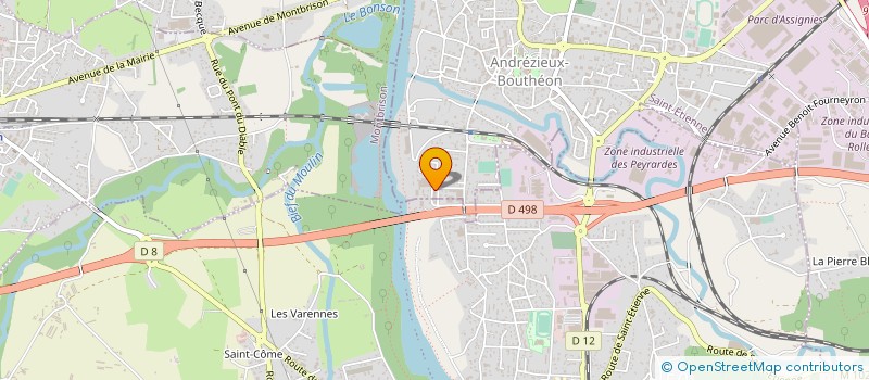 localisation de l'entreprise MECANIQUE GENERALE PLAINE MGPL à ANDREZIEUX-BOUTHEON