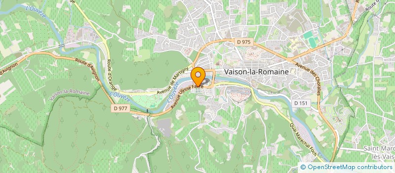 localisation de l'entreprise MECANIQUE GENERALE VAISONNAISE  VAISON-LA-ROMAINE