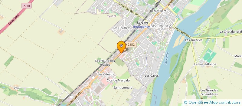 localisation de l'entreprise MECANIQUE HEROULT à BEAUGENCY