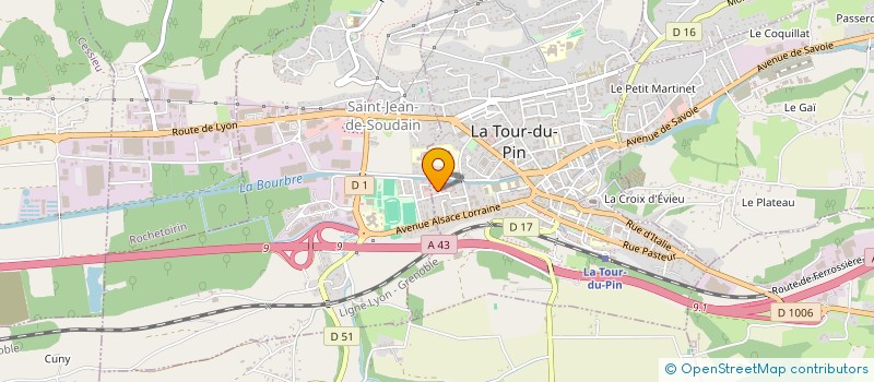 localisation de l'entreprise MECANIQUE LUDIQUE  LA TOUR-DU-PIN