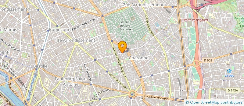 localisation de l'entreprise MECANIQUE M.C à PARIS
