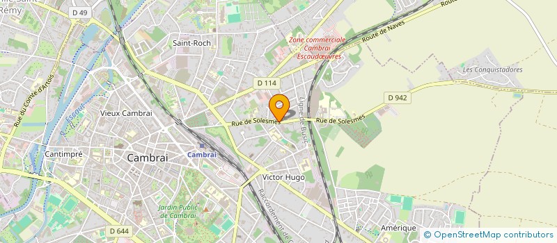 localisation de l'entreprise MECANIQUE OUTILS ET CONSEILS  CAMBRAI