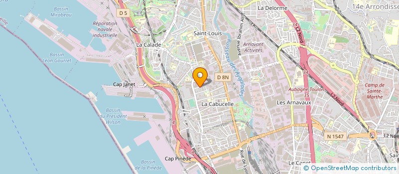 localisation de l'entreprise MECANIQUE PLAISANCE 13 à MARSEILLE