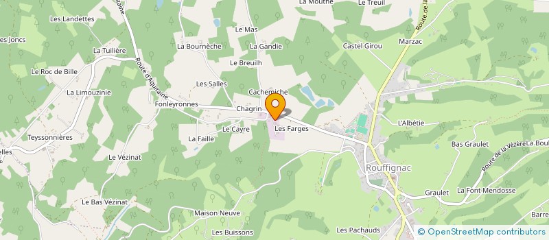localisation de l'entreprise MECANIQUE QUERCY PERIGORD à ROUFFIGNAC ST CERNIN DE R