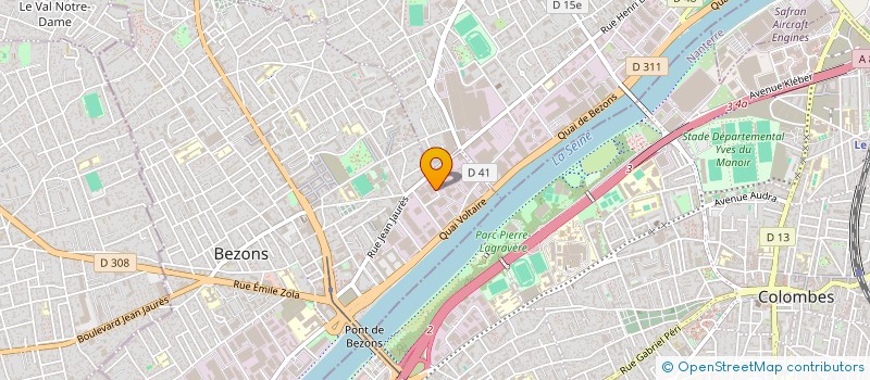 localisation de l'entreprise MECANIQUE RECTIFICATION CENTERLESS à BEZONS