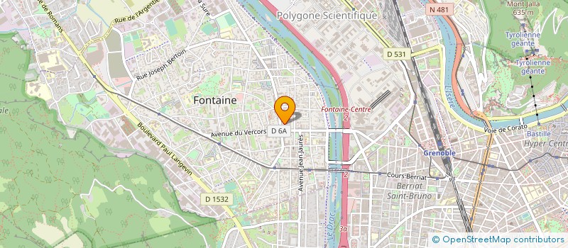 localisation de l'entreprise MECANIQUE ROBINETTERIE POMPE à FONTAINE