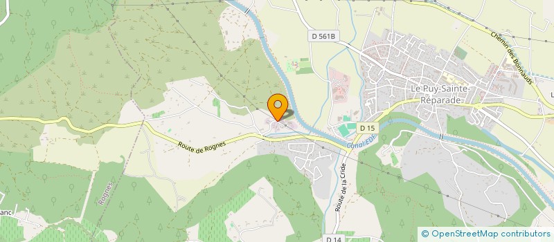 localisation de l'entreprise MECANIQUE SELLERIE  LE PUY-SAINTE-REPARADE