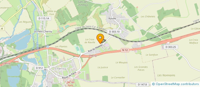 localisation de l'entreprise MECANIQUE SERVICE DREUX à CHERISY