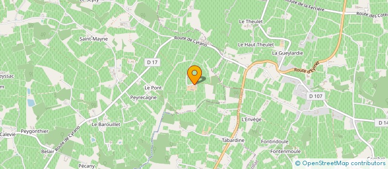 localisation de l'entreprise MECANIQUE TECHNIQUE à CUNEGES