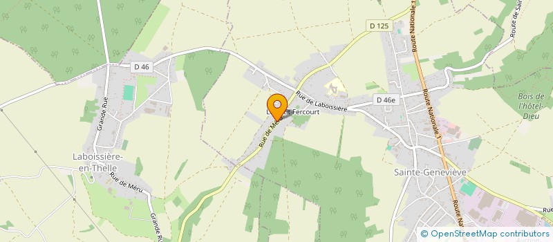 localisation de l'entreprise MECANIQUES ANCIENNES DE SAINTE-GENEVIEVE  SAINTE-GENEVIEVE