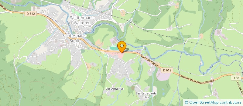 localisation de l'entreprise MECANISATION FORESTIERE INDUSTRIELLE  SAINT-AMANS-SOULT