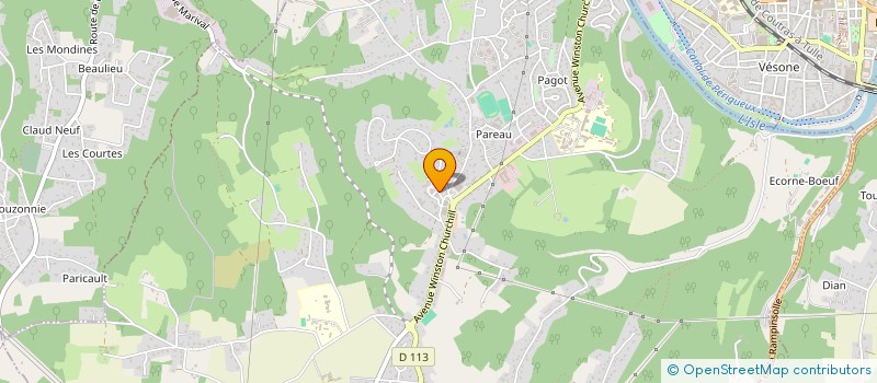 localisation de l'entreprise MECANISME ASTRONOMIE &NUMERIQUE UTILE  COULOUNIEIX CHAMIERS