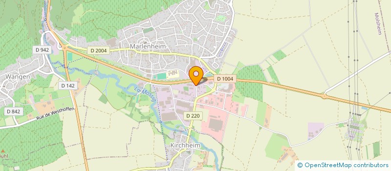 localisation de l'entreprise MECANO SOUDURE SPECHT  MARLENHEIM