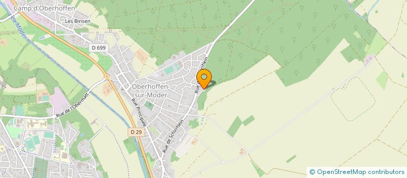 localisation de l'entreprise MECANOB  OBERHOFFEN-SUR-MODER