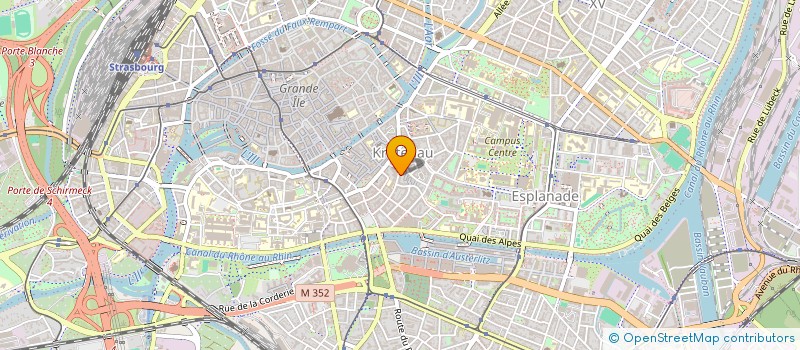 localisation de l'entreprise MECANOGRAPHIA à STRASBOURG