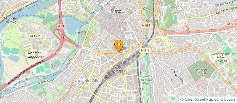 localisation de l'entreprise MECANOGRAPHIE LORRAINE  METZ