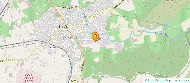 localisation de l'entreprise MECANOPLAST ATLANTIQUE à LA CRAU