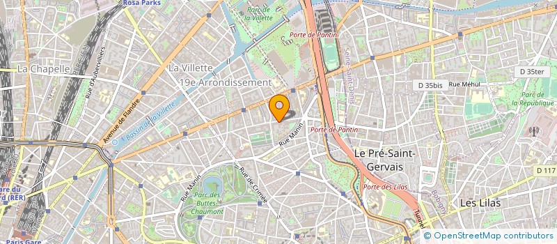 localisation de l'entreprise MECANOREM à PARIS
