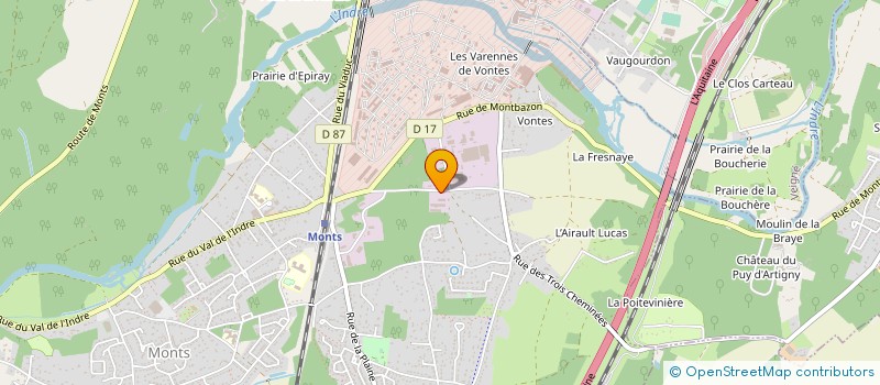 localisation de l'entreprise MECANORMA FRANCE  MONTS