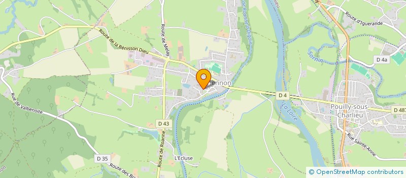localisation de l'entreprise MECANOS à BRIENNON