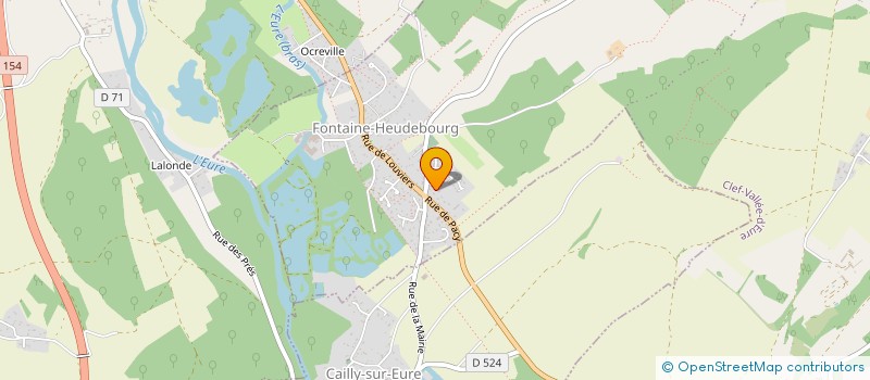 localisation de l'entreprise MECAP à CLEF VALLEE D'EURE