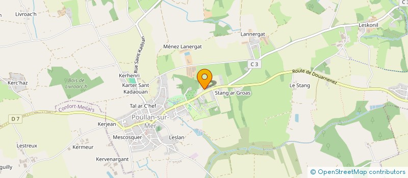 localisation de l'entreprise MECAP  DOUARNENEZ