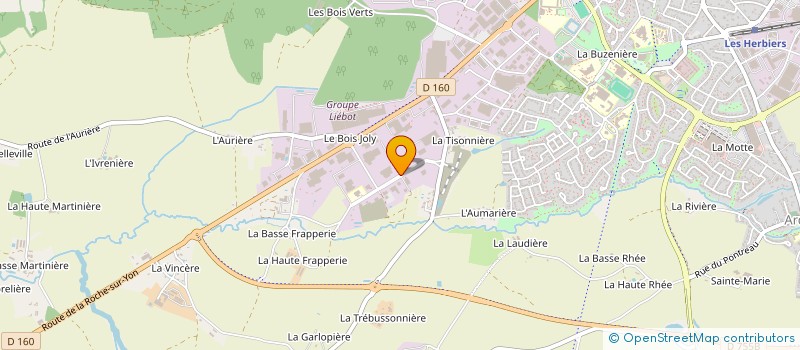 localisation de l'entreprise MECAPACK  LES HERBIERS