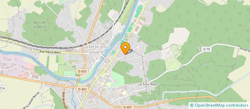localisation de l'entreprise MECAPE à LA FERTE-SOUS-JOUARRE