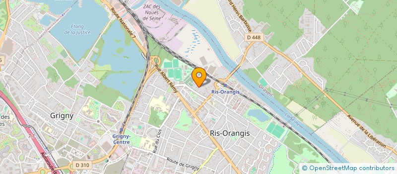 localisation de l'entreprise MECAPHASE à RIS-ORANGIS