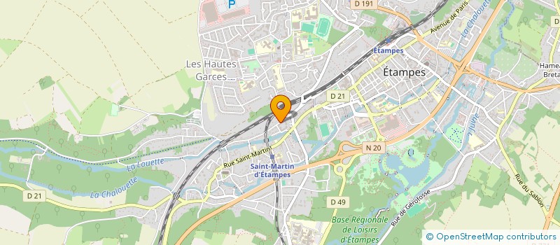localisation de l'entreprise MECAPIECES91 à ETAMPES