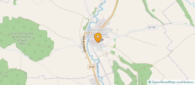 localisation de l'entreprise MECAPLASMA à DOMMARTIN-LE-SAINT-PERE