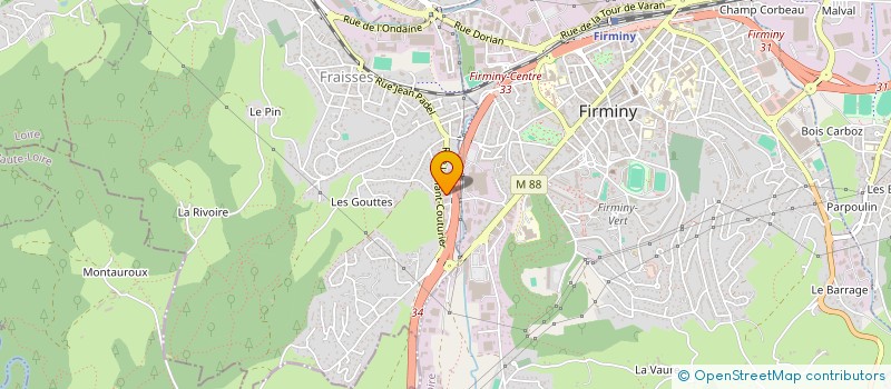 localisation de l'entreprise MECAPLAST à FRAISSES