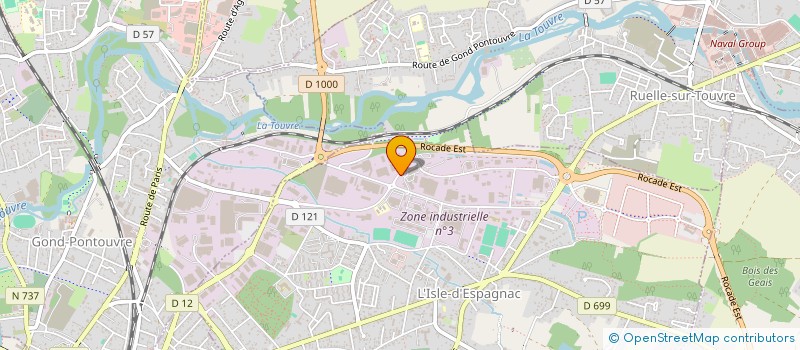 localisation de l'entreprise MECAPLUS à L'ISLE-D'ESPAGNAC