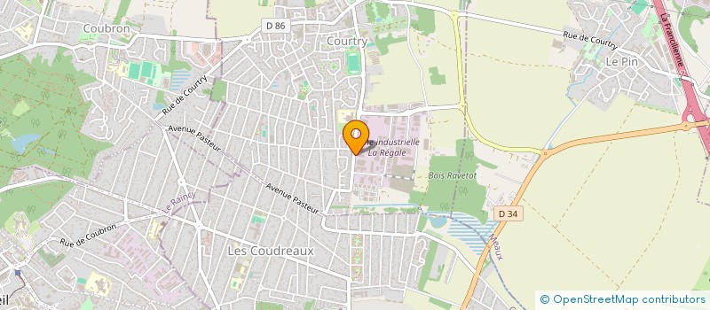 localisation de l'entreprise MECAPRE TECHNOLOGIE à COURTRY