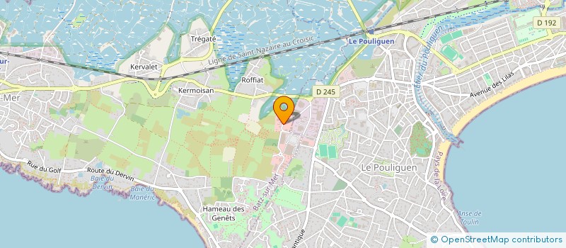 localisation de l'entreprise MECAPRESTA  BATZ-SUR-MER