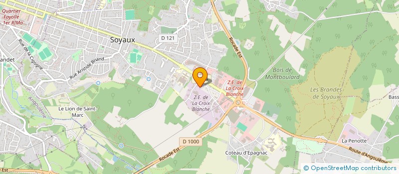 localisation de l'entreprise MECAPRO à SOYAUX