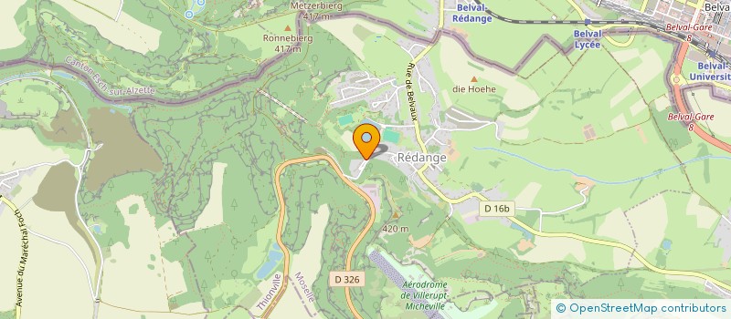 localisation de l'entreprise MECAR F&L  REDANGE