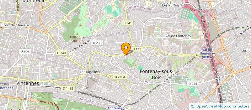 localisation de l'entreprise MECARAPID à FONTENAY-SOUS-BOIS