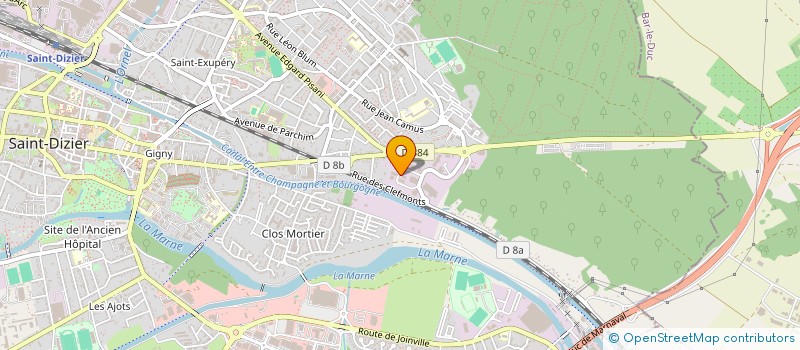 localisation de l'entreprise MECAREG  SAINT-DIZIER